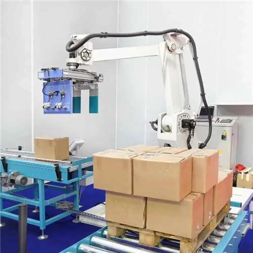 Vision-Guided Robotic Palletizing Systems in E-Commerce Logistics